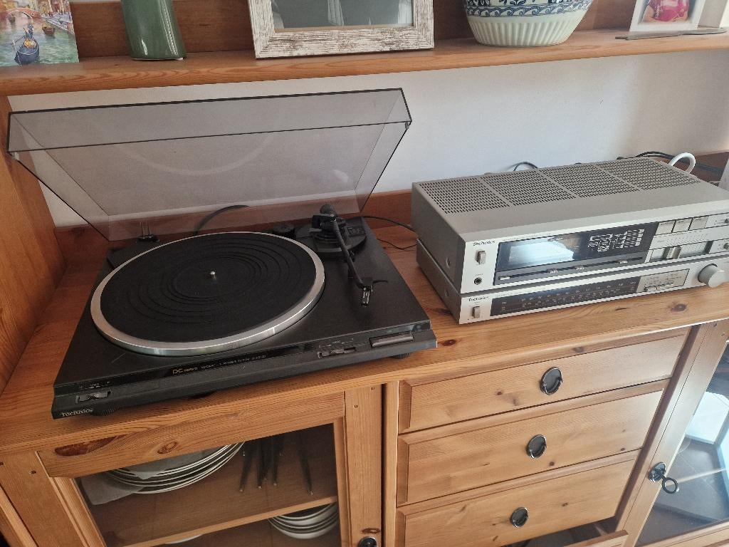 Platenspeler set technics, Enlèvement, Utilisé, Haut-parleurs, Autres marques