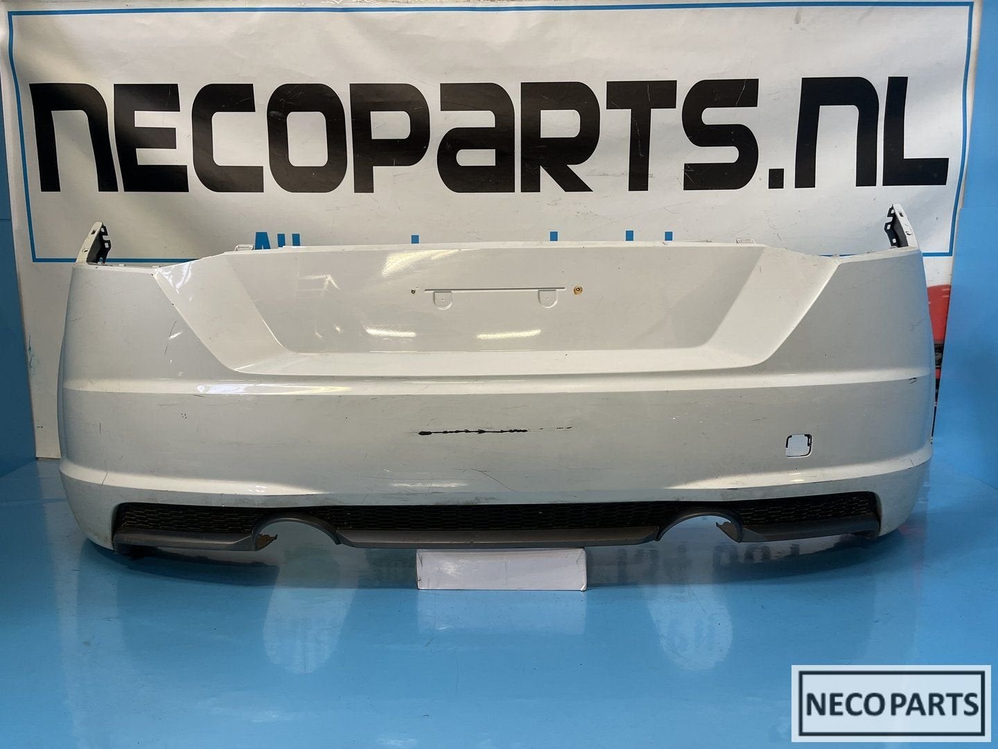 AUDI TT S-LINE ACHTERBUMPER BUMPER ORIGINEEL, -, Garde-boue, Audi, Utilisé