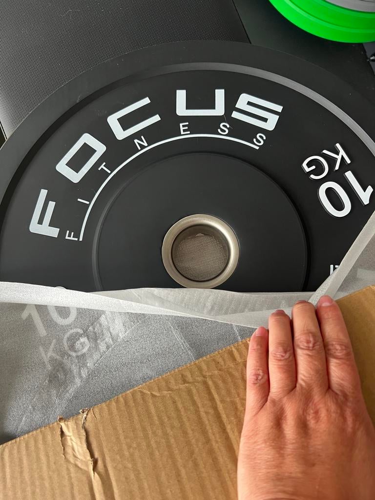 Focus fitness - halterschijf 10kg, Sport en Fitness, Ophalen, Nieuw