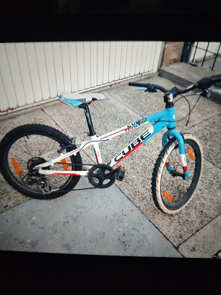 Kinderfiets cube 20", Fietsen en Brommers, Ophalen, Gebruikt, Velgrem, Versnellingen
