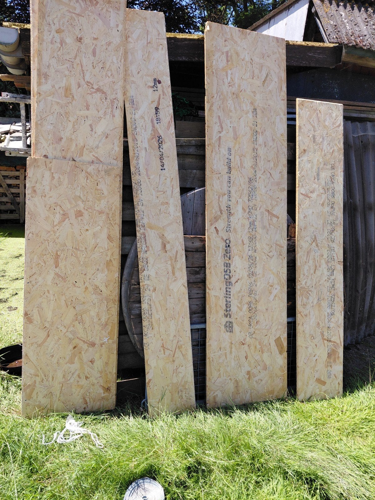Osb platen, Ophalen