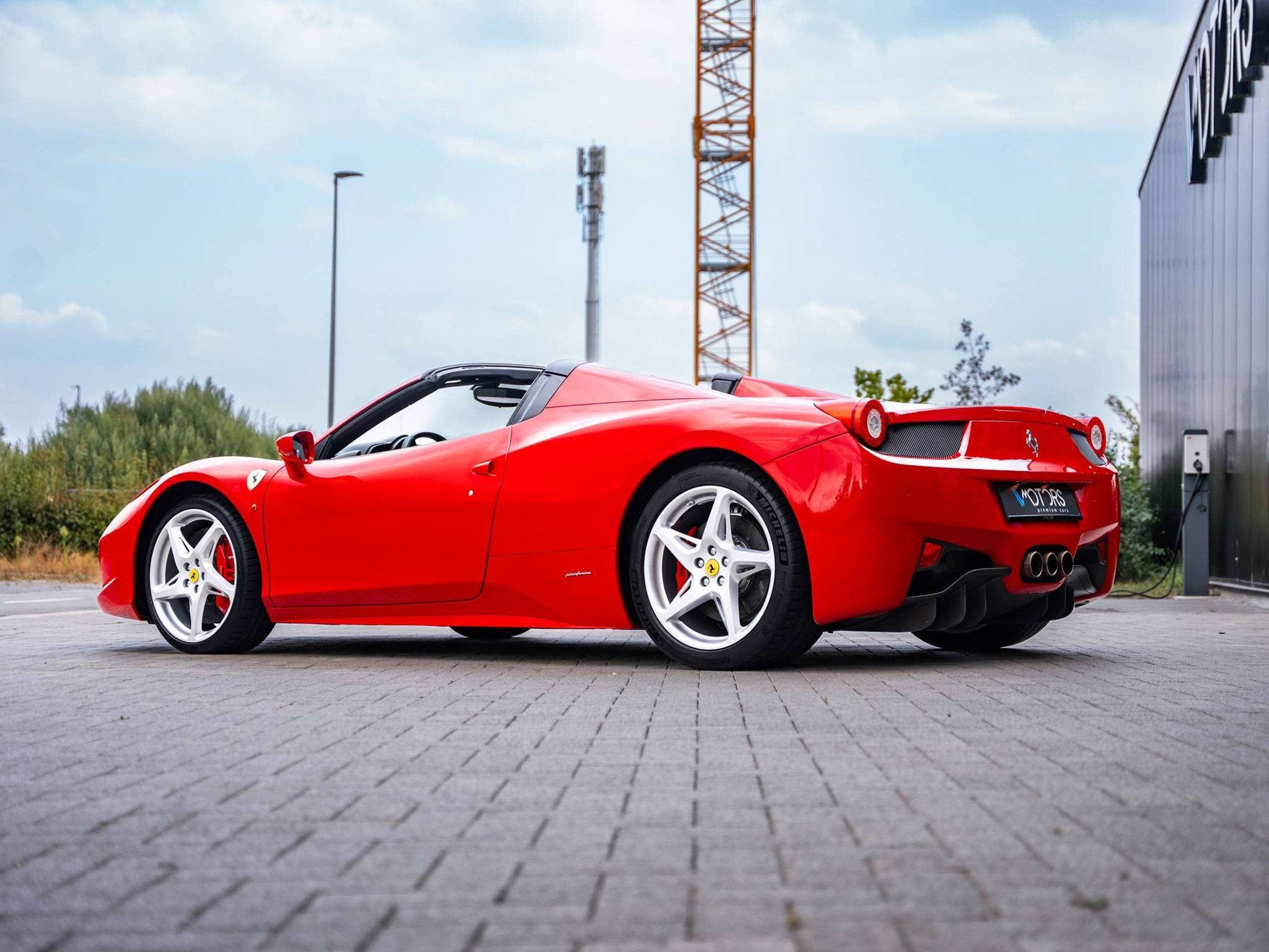 Ferrari 458 Spider 4.5i V8 - Rosso Corsa - Daytona Seats - S, Auto's, Automaat, Cabriolet, 571 pk, Bedrijf