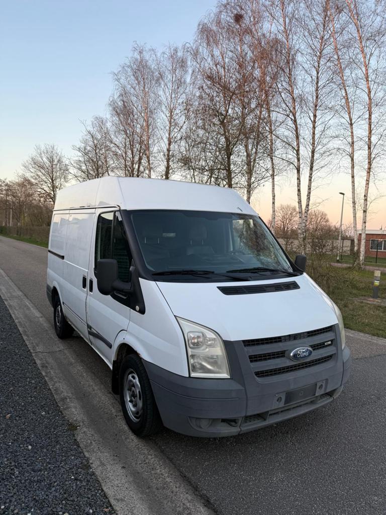 Ford Transit 2.2TDCi Lichtr vr. 3-zit L2H2, Auto's, Bestelwagens en Lichte vracht, 4 cilinders, Wit, Diesel, Particulier