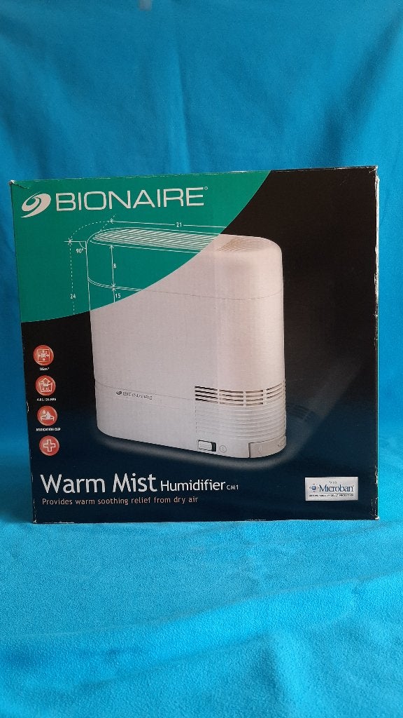 Humidificateur vapeur chaude BIONAIRE CM1 - NEUF en boîte, Electroménager, Équipement de traitement de l'air, Enlèvement, Neuf