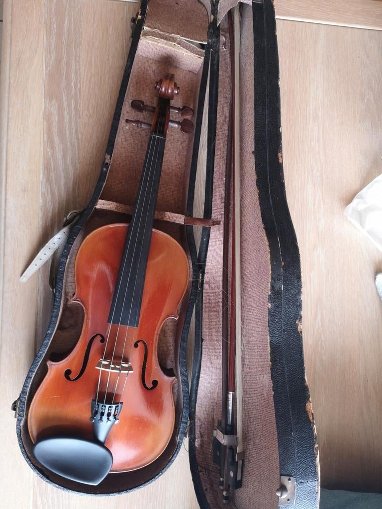 Antieke studieviool (1926) - gerestaureerd (2000), Muziek en Instrumenten, Strijkinstrumenten | Violen en Altviolen, Ophalen