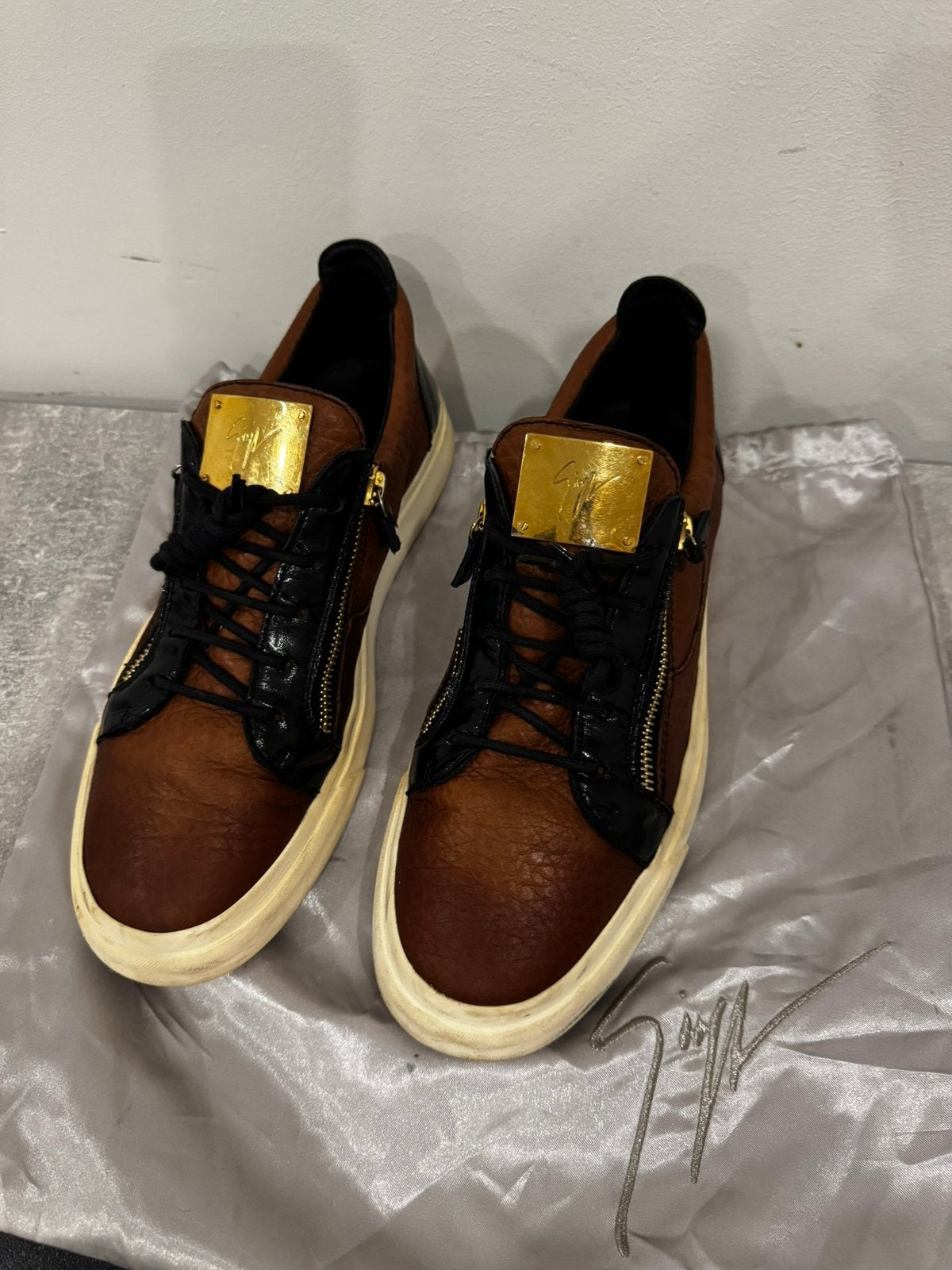 Baskets Zanotti authentiques, Vêtements | Hommes, Enlèvement, Comme neuf, Baskets