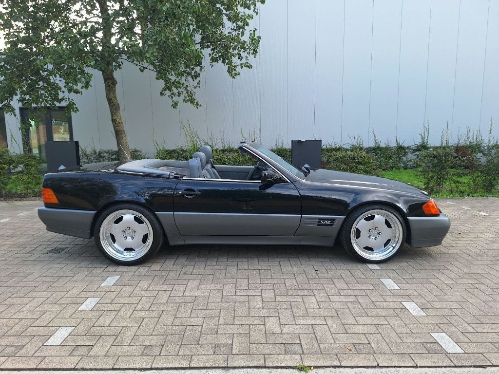Mercedes SL600 V12 R129 | 1993 | Automaat | Hard- en softtop, Automaat, Achterwielaandrijving, Cabriolet, Zwart