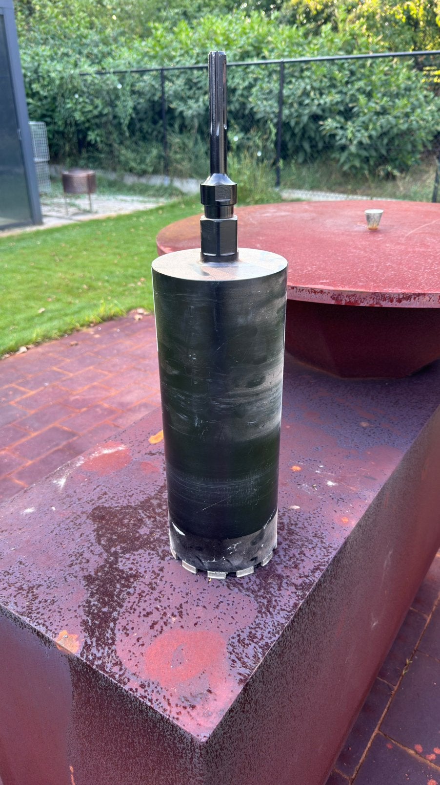 Diamantboor 160mm dia + SDS Max adapter, Doe-het-zelf en Bouw, Gereedschap | Boormachines, Ophalen, Zo goed als nieuw