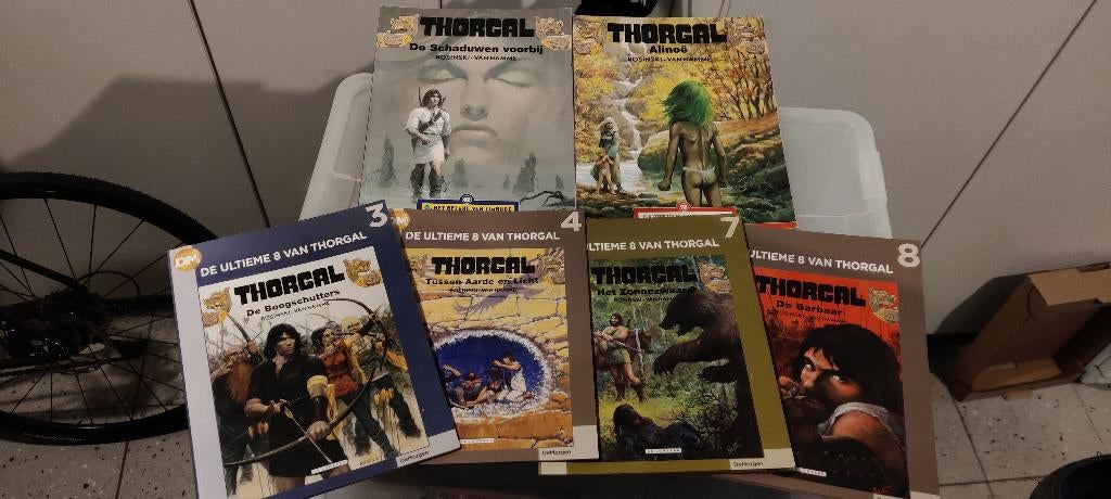 6 top strips van Thorgal, Ophalen, Rosinski-Van Hamme, Zo goed als nieuw, Meerdere stripboeken