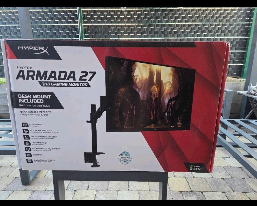 ecran gaming hyperx armada 27, Enlèvement ou Envoi, Neuf, dans son emballage, Autres types