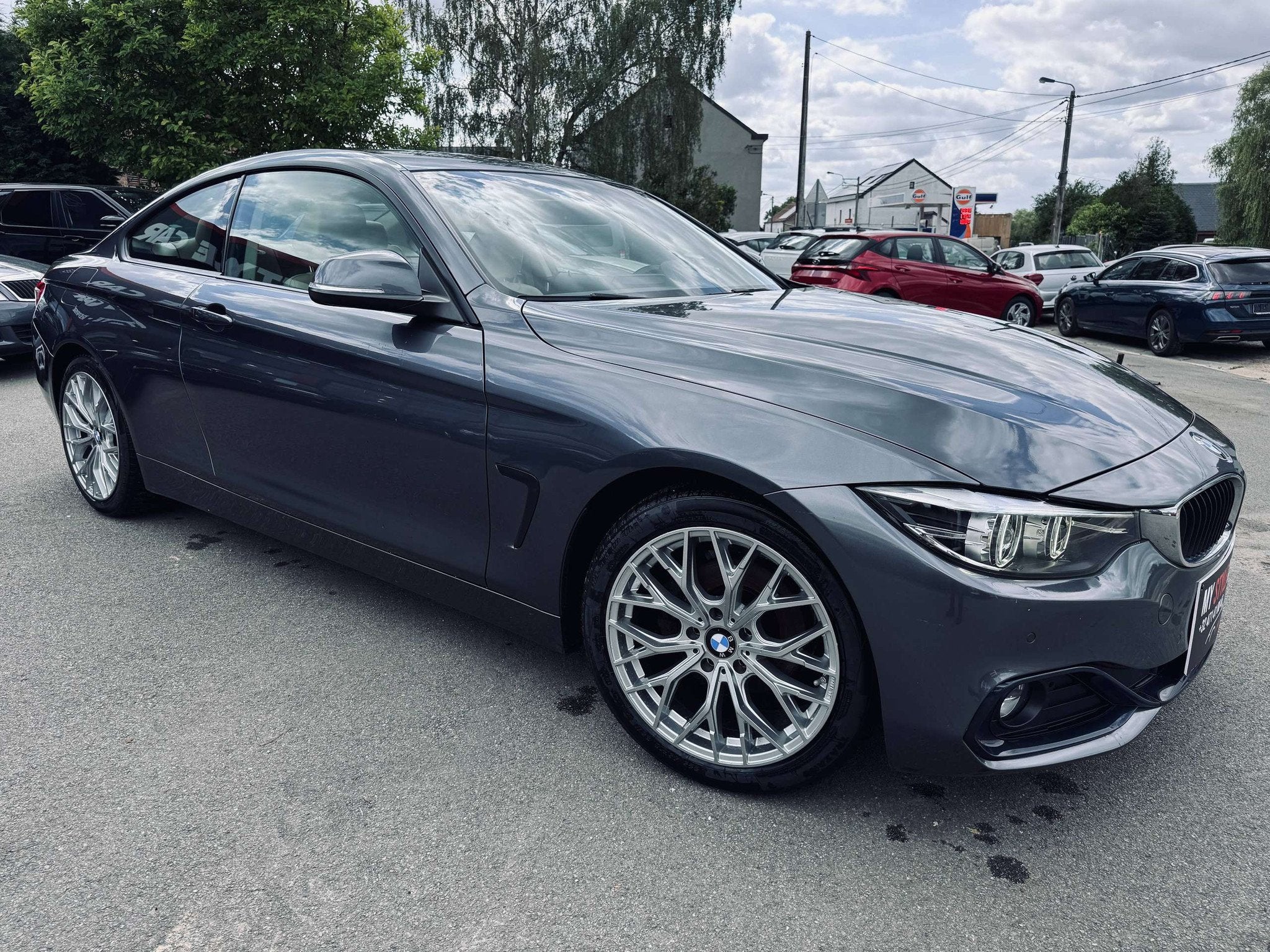 BMW 418 Coupé 418 dA, cuir, Navi, Garantie 1an, Autos, Argent ou Gris, Achat, Entreprise, 109 g/km