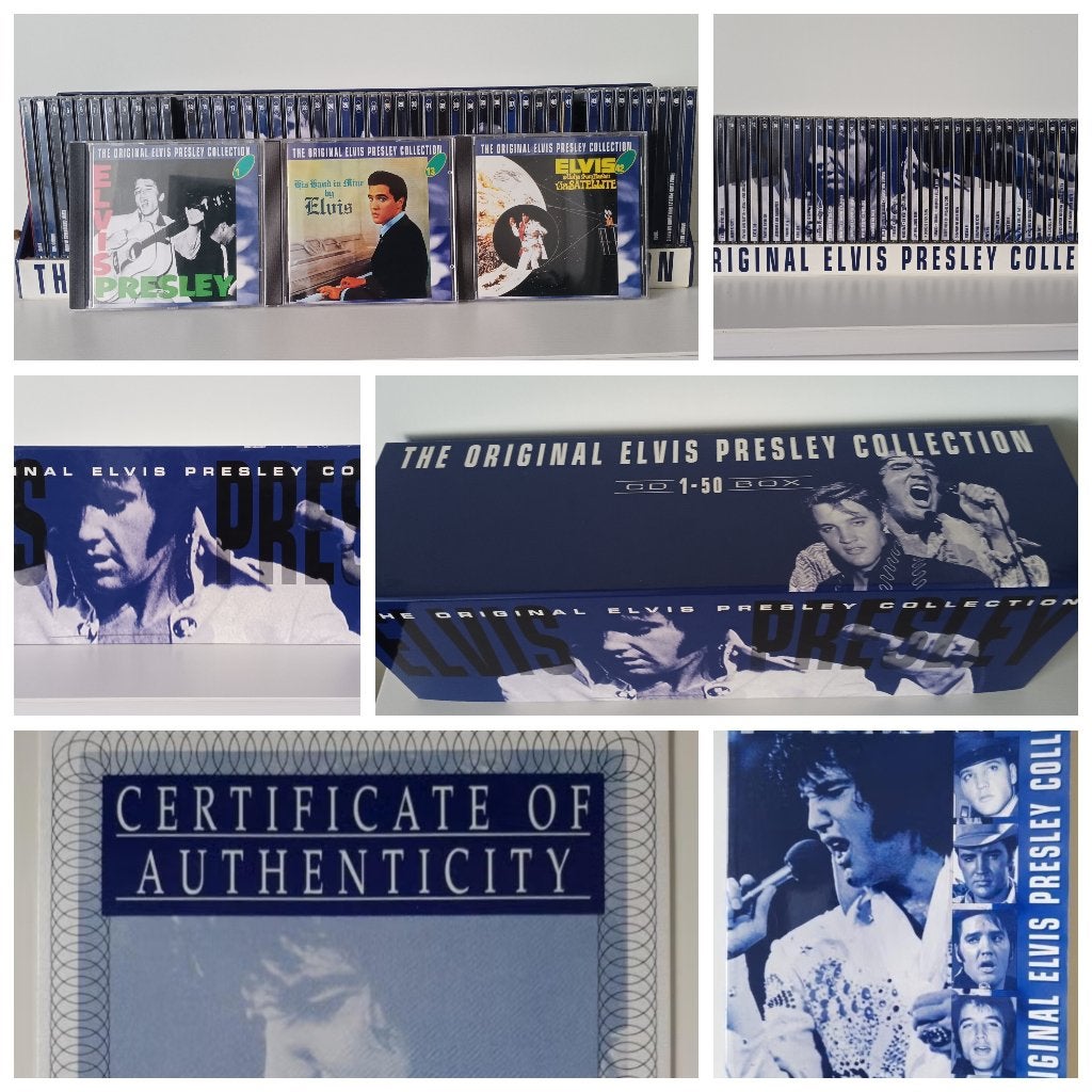 The original elvis presley collection  (Cd box met 50 cd's), Boxset, Ophalen of Verzenden, Zo goed als nieuw, Inclusief boekje