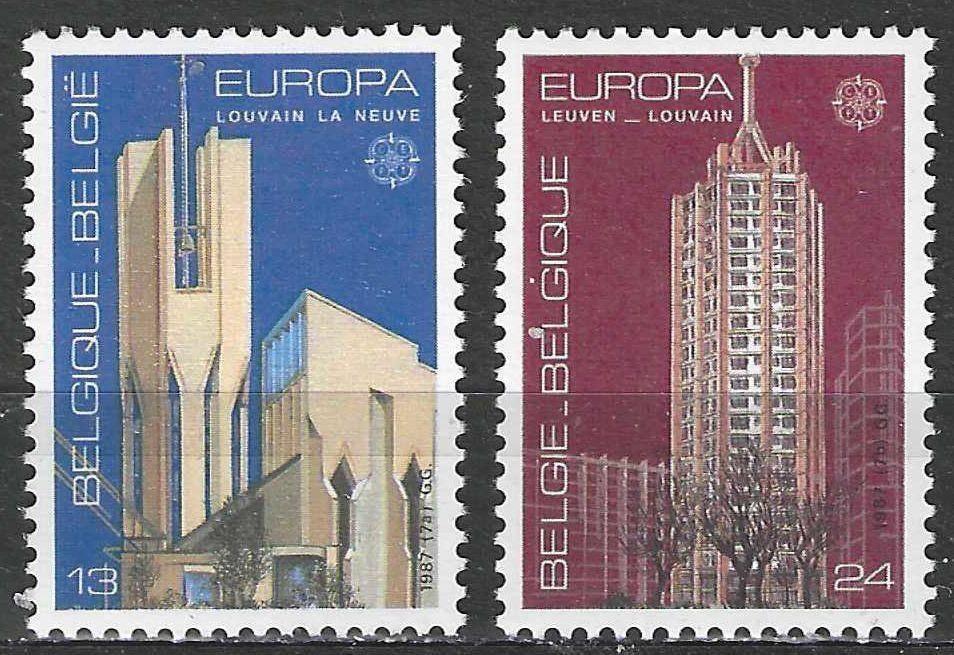 Belgie 1987 - Yvert/OBP 2251-2252 - Europa - Kunst (PF), Postzegels en Munten, Verzenden, Postfris, Postfris, Europa