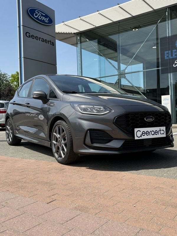 Ford Fiesta EcoBoost ST-Line, Voorwielaandrijving, Stof, Gebruikt, Zwart