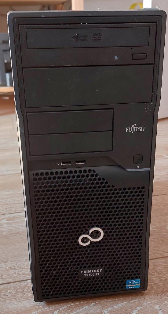 Fujitsu PRIMERGY TX100 S3, Computers en Software, Servers, Ophalen, Gebruikt, 16 GB, 3 tot 4 Ghz