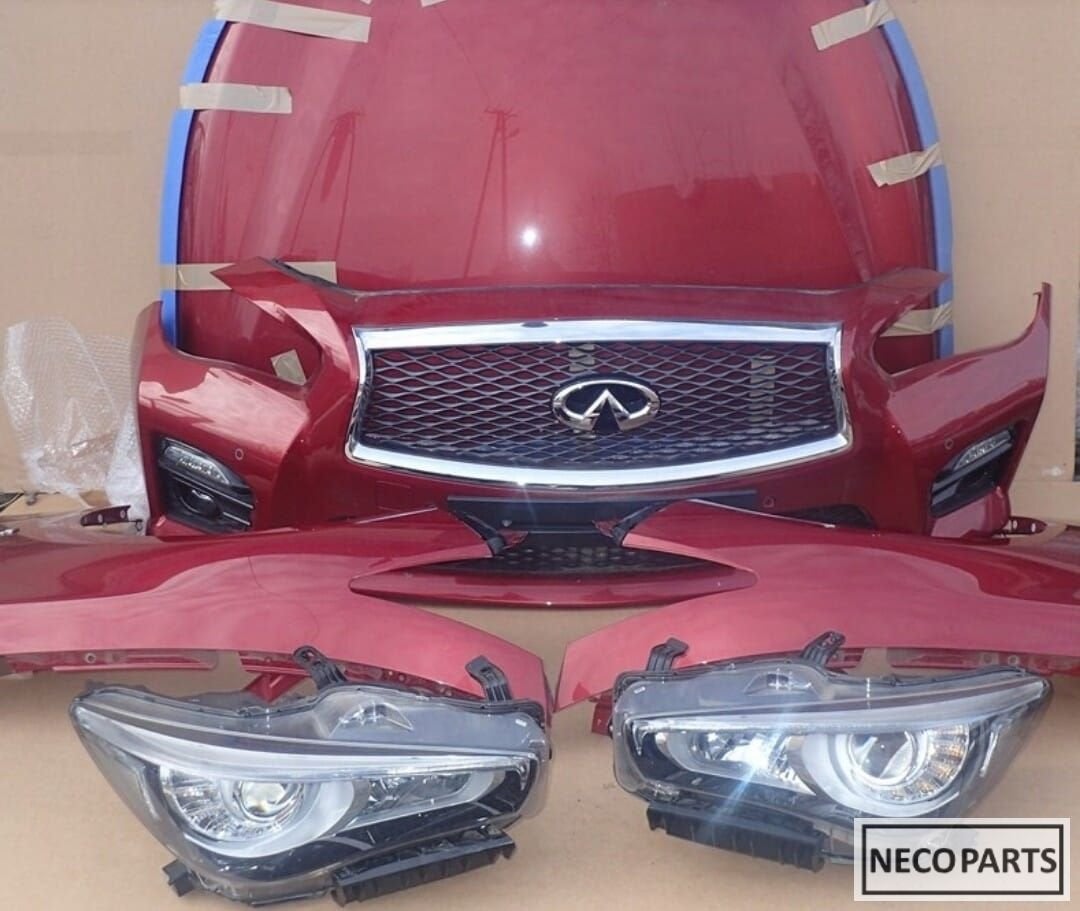 INFINITI Q50 COMPLEET VOORKOP VOORBUMPER VOORSCHERM MOTORKAP, -, Utilisé, -, Infiniti