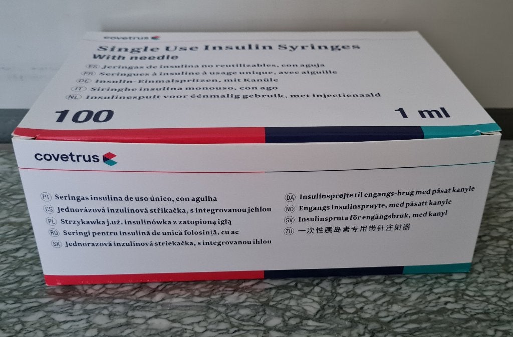 Aiguilles à insuline stériles Covetrus U-40 de 1 ml, Enlèvement ou Envoi, Neuf