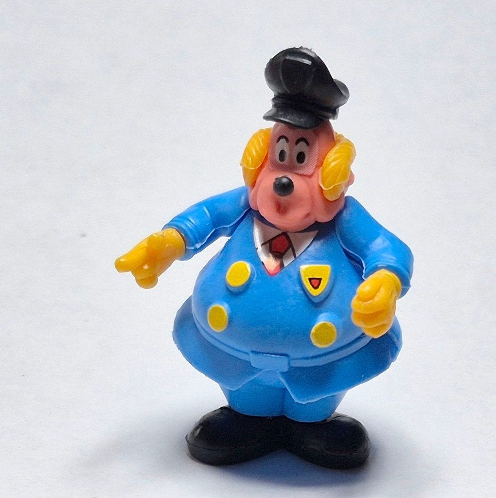 Mickey et ses amis 1987 Commissaire Finot bouche fermée, Collections, Enlèvement ou Envoi, Utilisé, Figurines