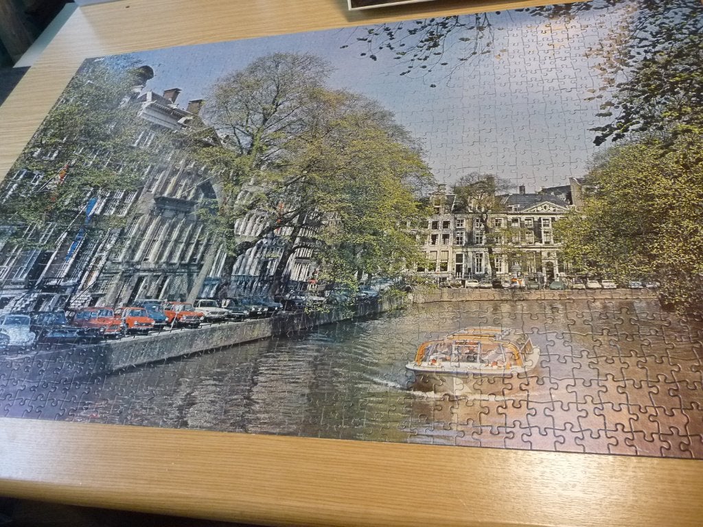 Puzzel 1500 stukjes €2, Hobby en Vrije tijd, Ophalen of Verzenden, 500 t/m 1500 stukjes, Zo goed als nieuw, Legpuzzel