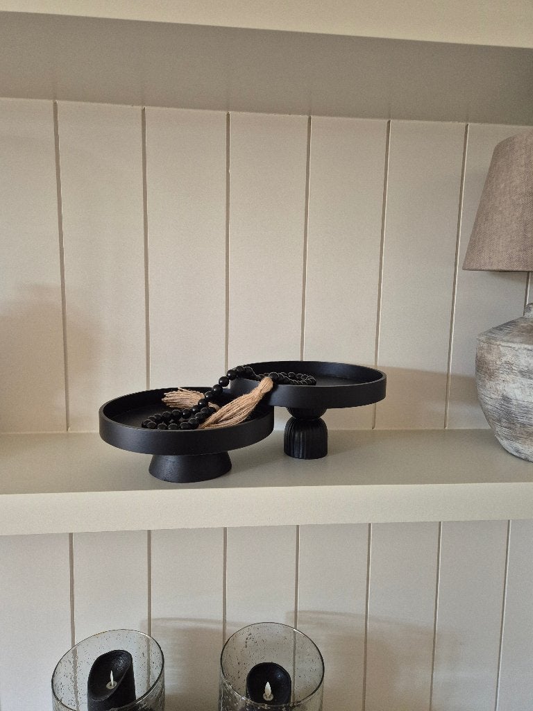 Schalen zwart, Ophalen, Schaal, Rond, Zo goed als nieuw
