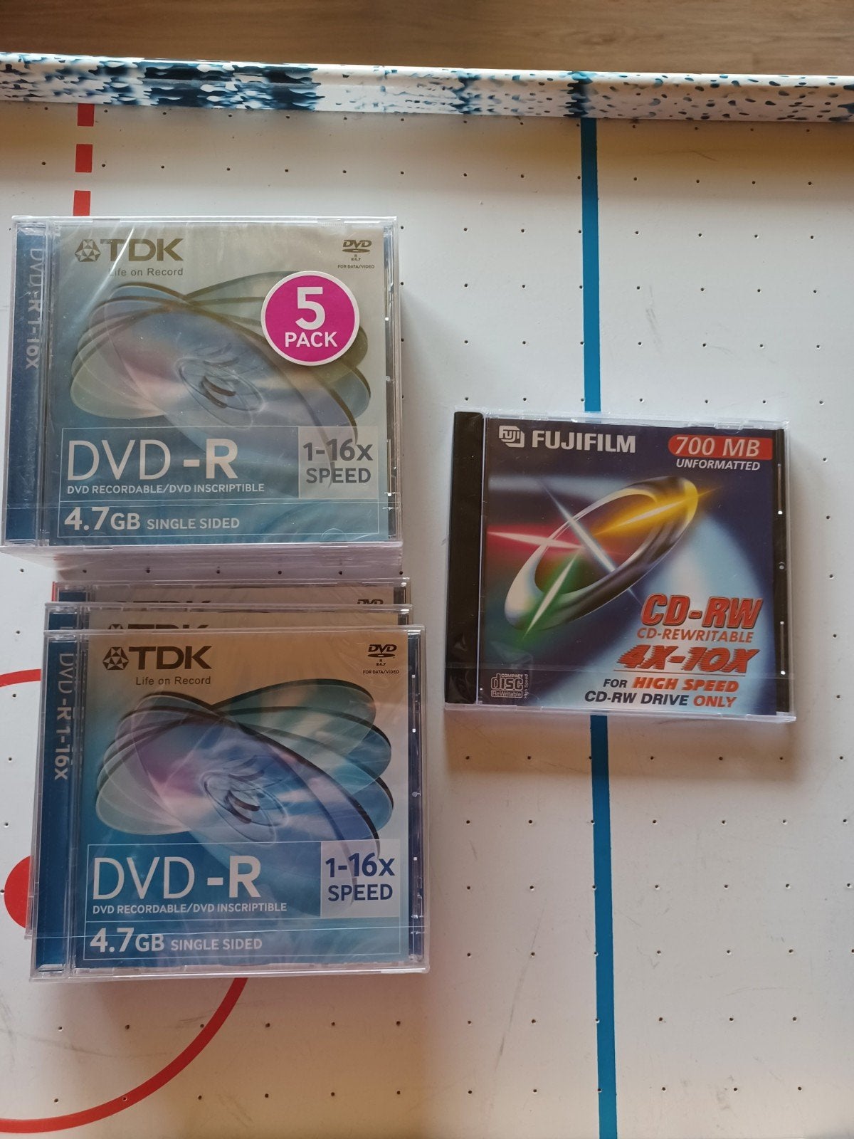 lege dvds en cd nog nieuw, Computers en Software, Ophalen of Verzenden, Cd