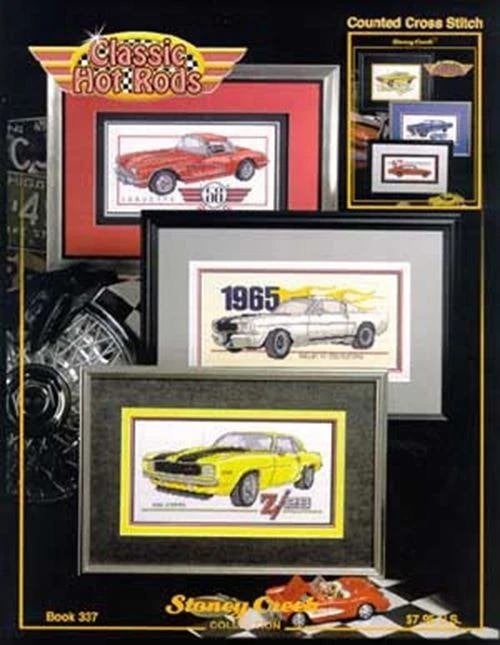 Stoney Creek Book 337 - Hot Rods classiques, Enlèvement ou Envoi, Comme neuf, Broderies à la main, Patron