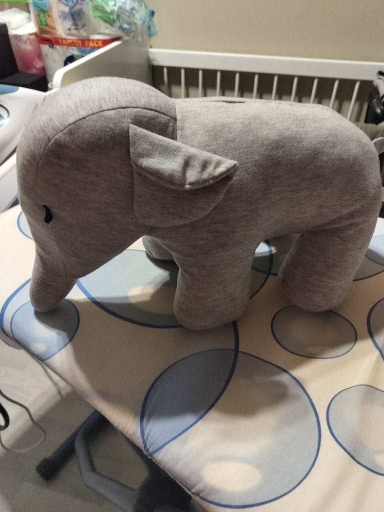 Knuffels olifant, Kinderen en Baby's, Ophalen, Overige merken, Overige karakters, Grijs