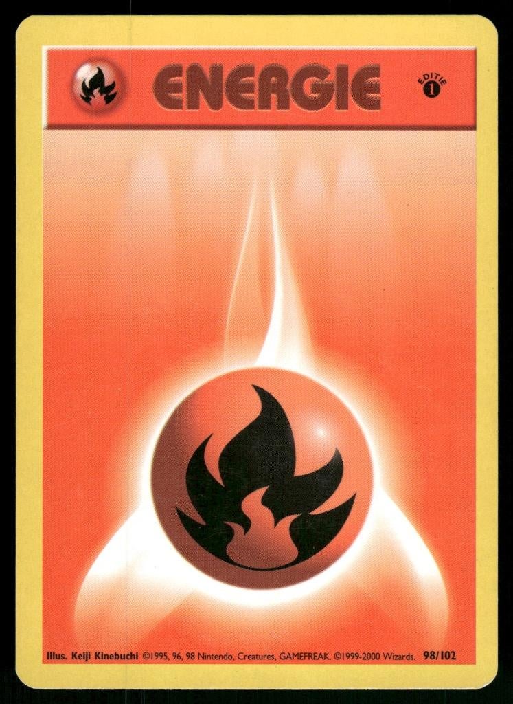 Fire Energy 98/102 - Base (1st edition) (NL) (NM), Verzenden, Gebruikt