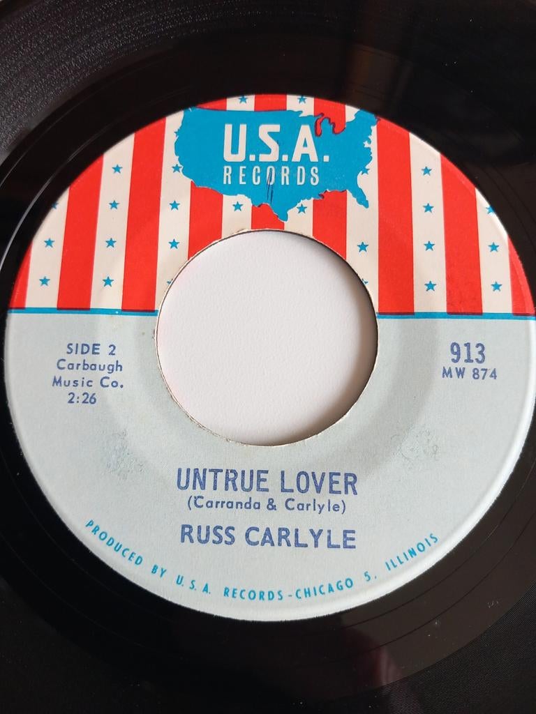 RUSS CARLYLE. UNTRUE LOVER. OLDIES 60s USA 45T, Enlèvement ou Envoi