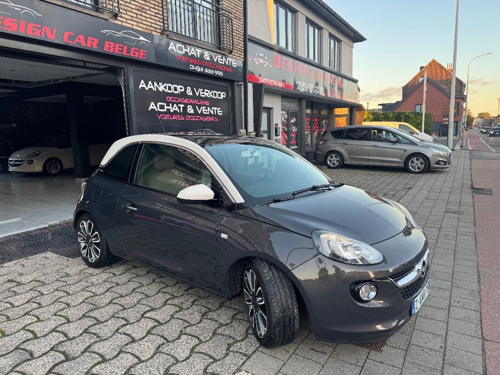 Opel Adam 1.4 Benzine 87 pk Pano Roof ledere verwarmde stoel, Euro 5, ADAM, Beige, Leder