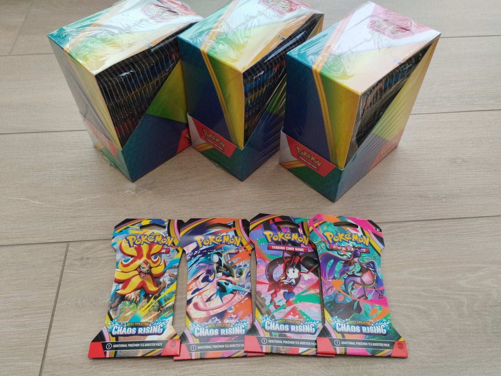 Pokémon chaos rising sleeved boosters display, Ophalen