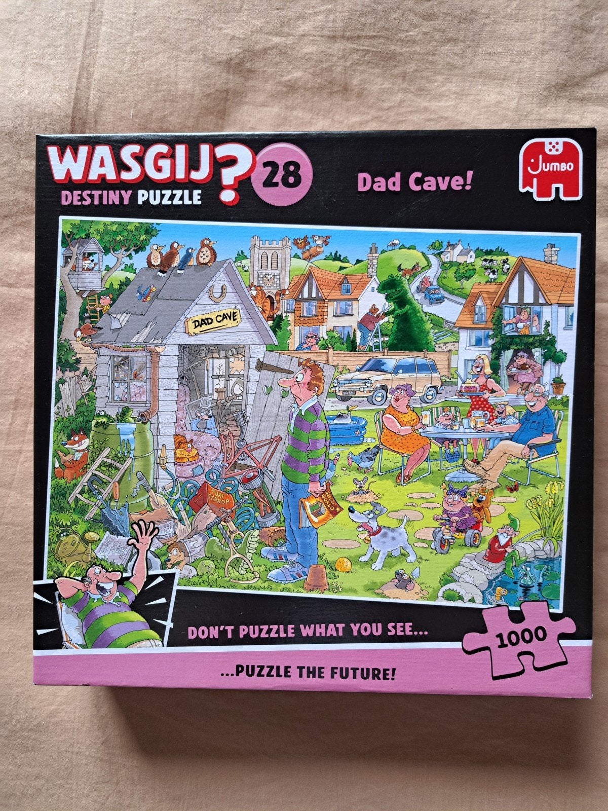 Wasgij puzzel 1000 stukjes, Ophalen