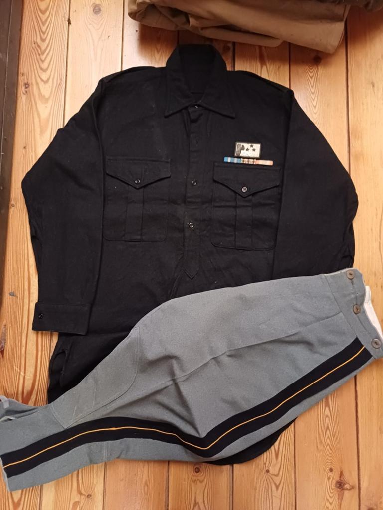 Compleet uniform Italiaanse partij wo2, Ophalen, Landmacht, Kleding of Schoenen