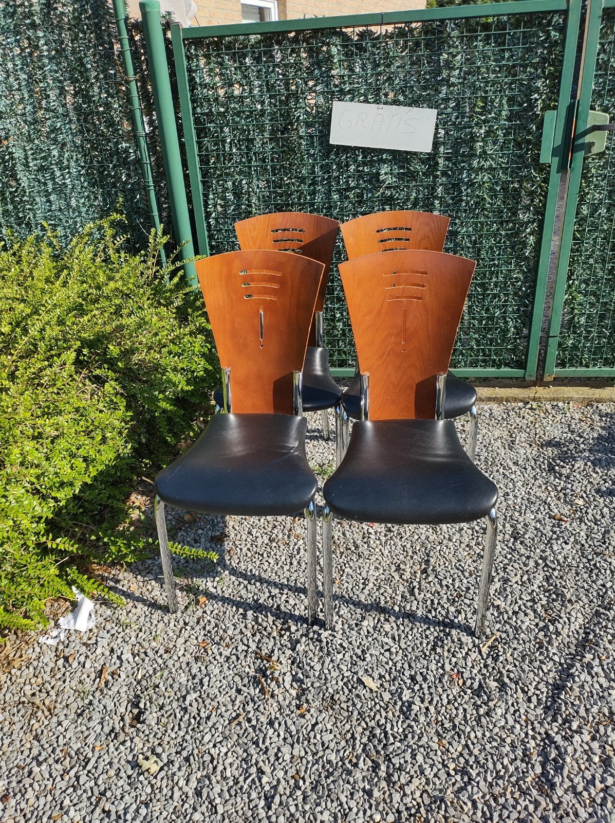 Gratis 4stoelen , goede staat!, Ophalen