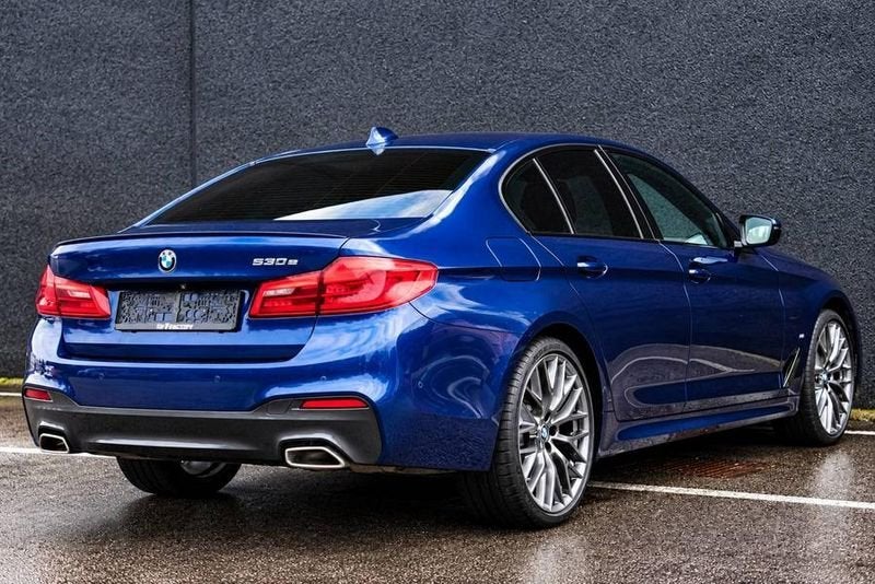 BMW Série 5, Auto's, 4 deurs, Gebruikt, 4 cilinders, Blauw