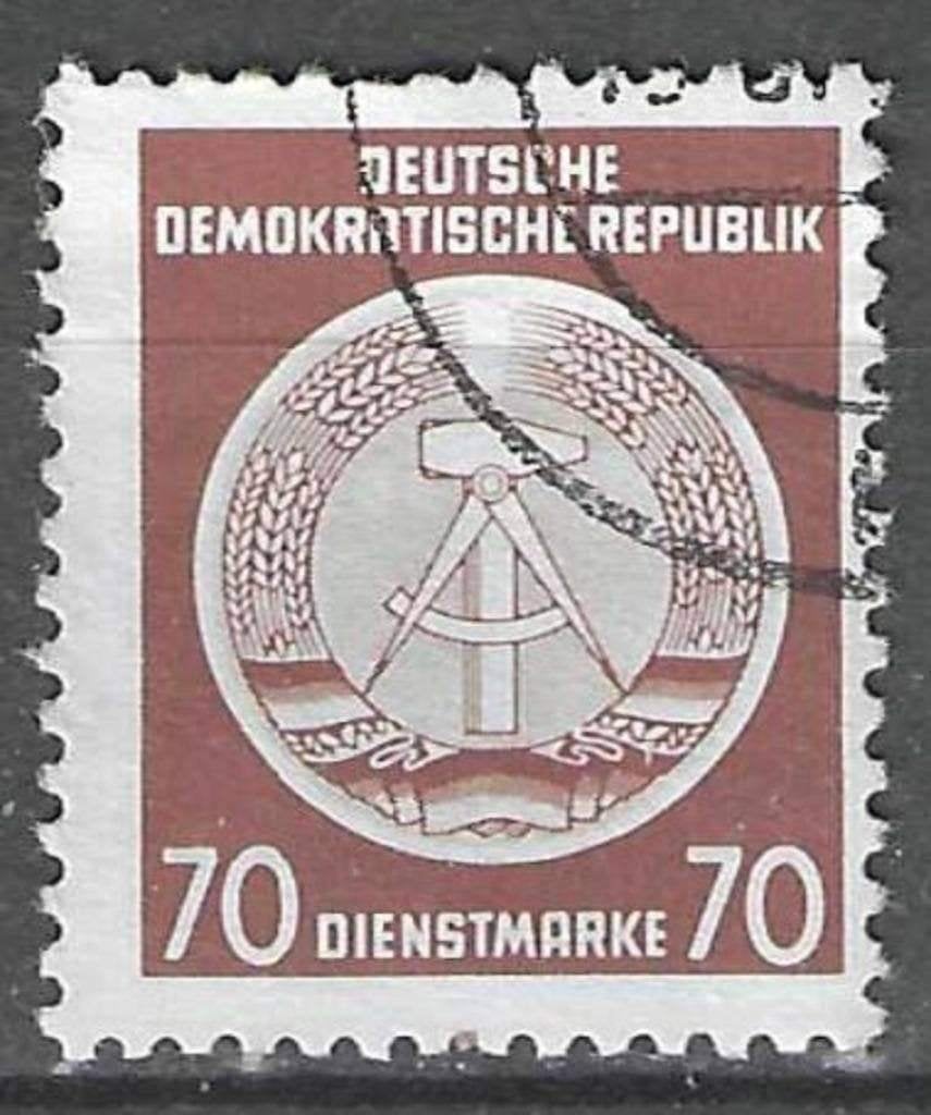 Duitsland DDR 1954 - Yvert 16SE - Service - Kompas. (ST), Verzenden, DDR, Gestempeld
