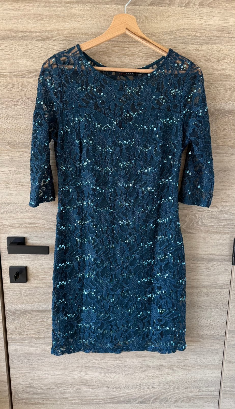 Blauw kleedje LolaLiza maat 38, Ophalen of Verzenden, Gedragen, Maat 38/40 (M), Blauw