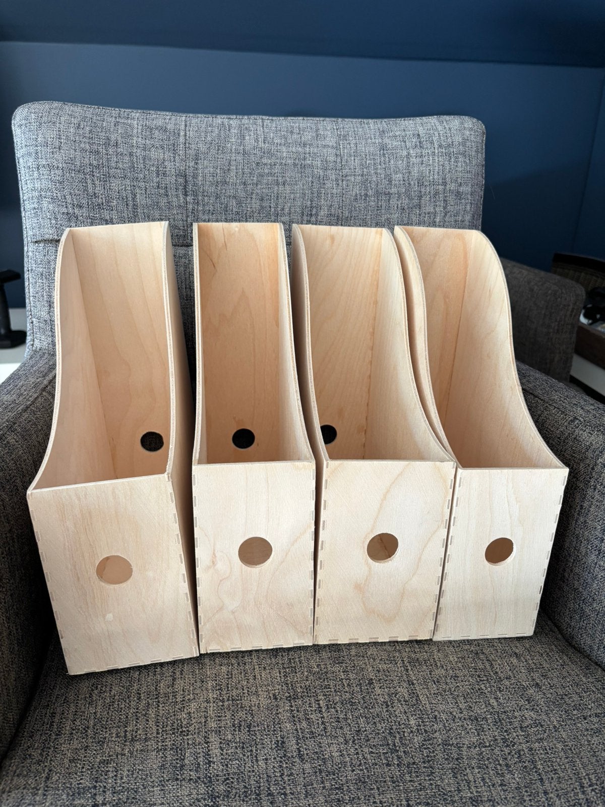 Opbergboxen (4) in hout, Ophalen