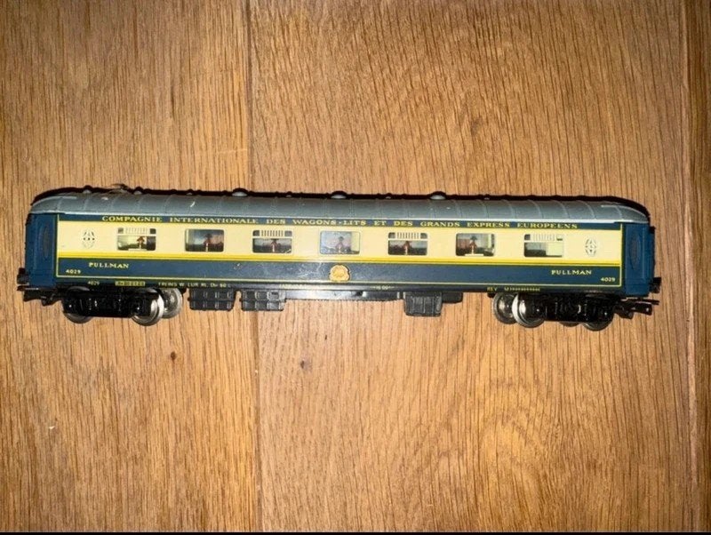 Voiture H0 Jouef Playcraft Pullman CIWL 4029 vintage, Jouef, Enlèvement ou Envoi, Wagon, Courant continu