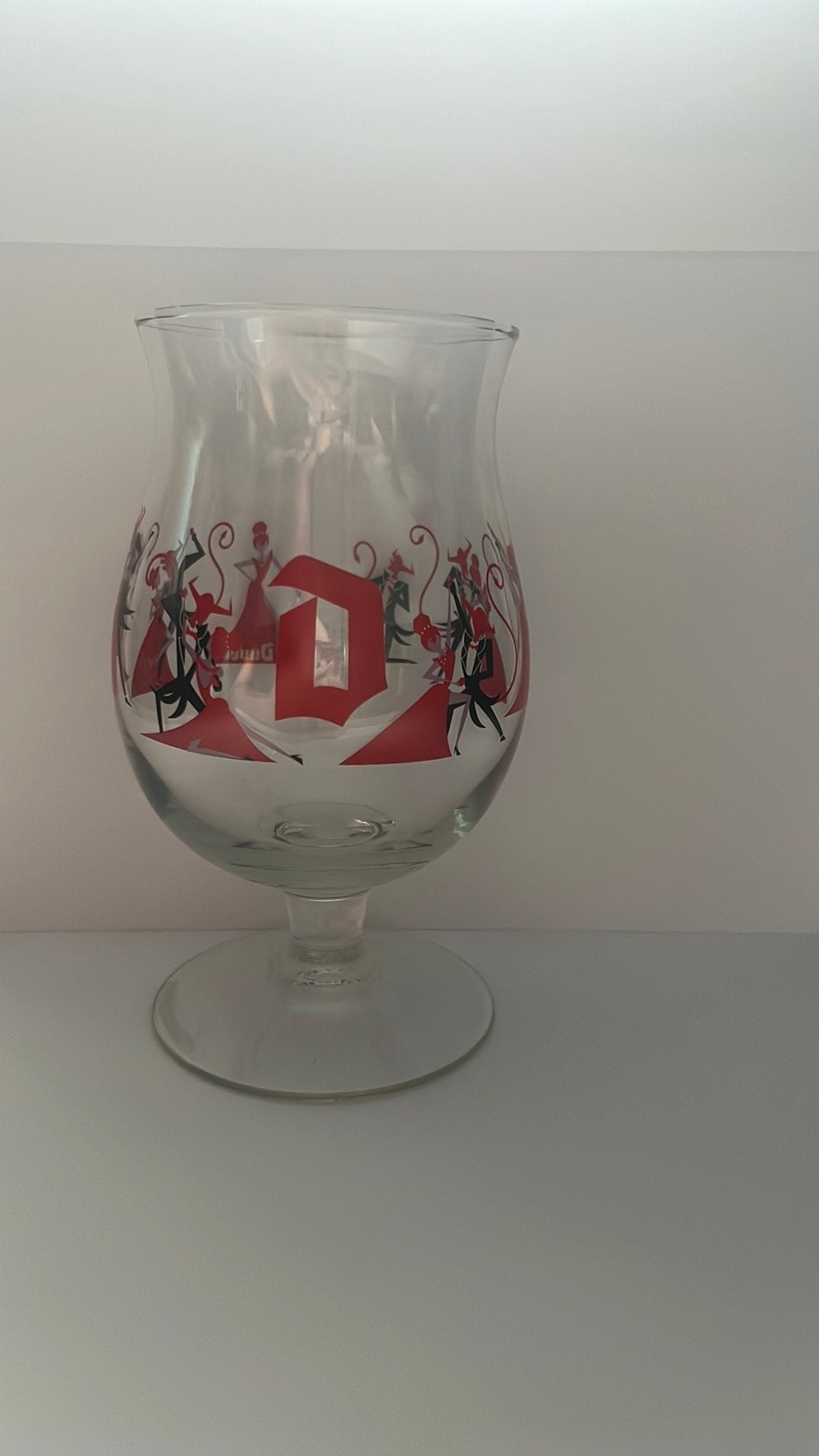 Duvel glas winking lizard, Verzamelen, Ophalen of Verzenden, Zo goed als nieuw