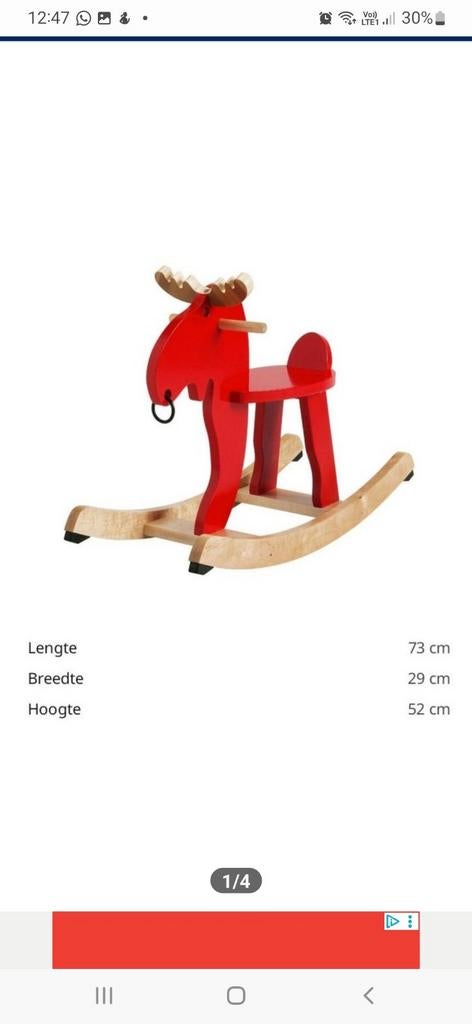 Schommelpaard Ikea, Kinderen en Baby's, Ophalen