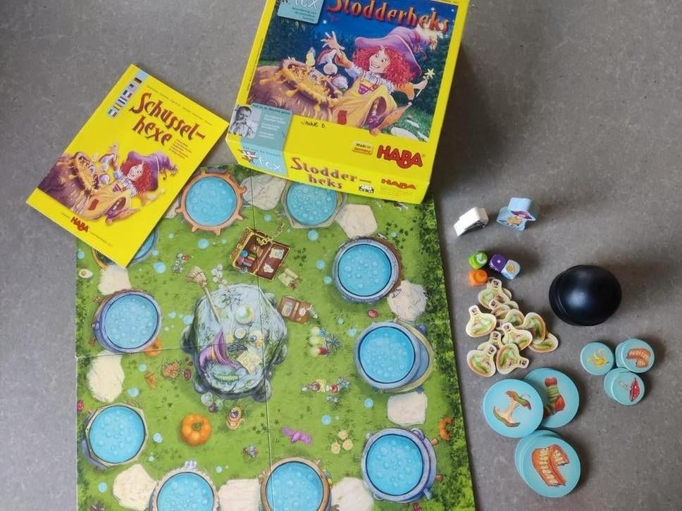 Haba gezelschapsspel Slodderheks, Enlèvement, Comme neuf, Découverte