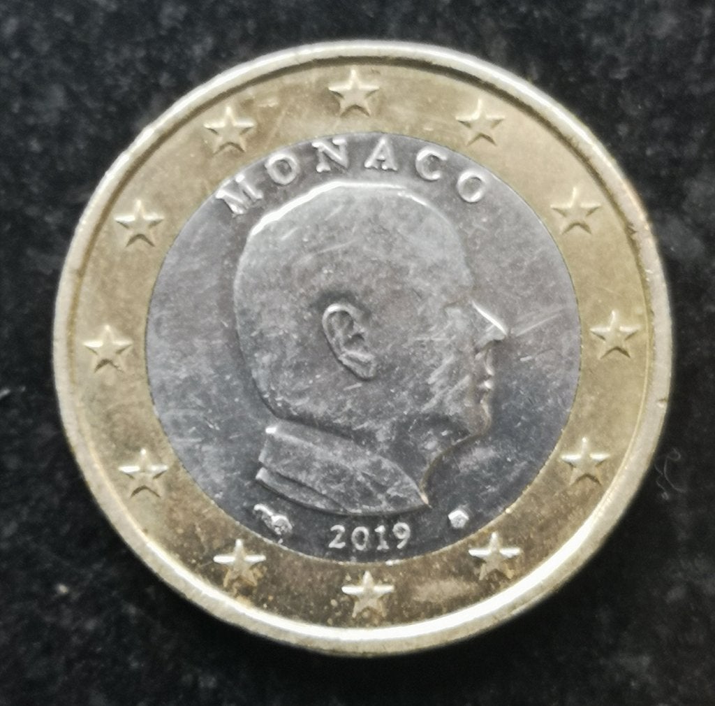 1euromunt Monaco 2019, Postzegels en Munten, Munten | Europa | Euromunten, Ophalen of Verzenden, Monaco