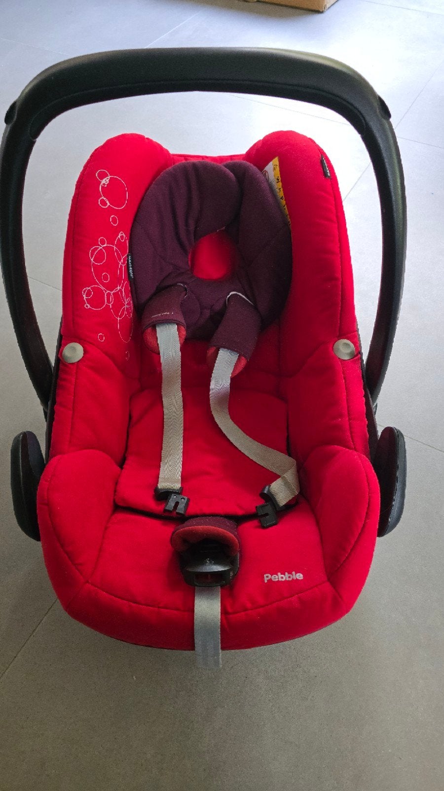 Maxi Cosi Pebble, Enlèvement, Utilisé, Maxi-Cosi, Ceinture de sécurité ou Isofix
