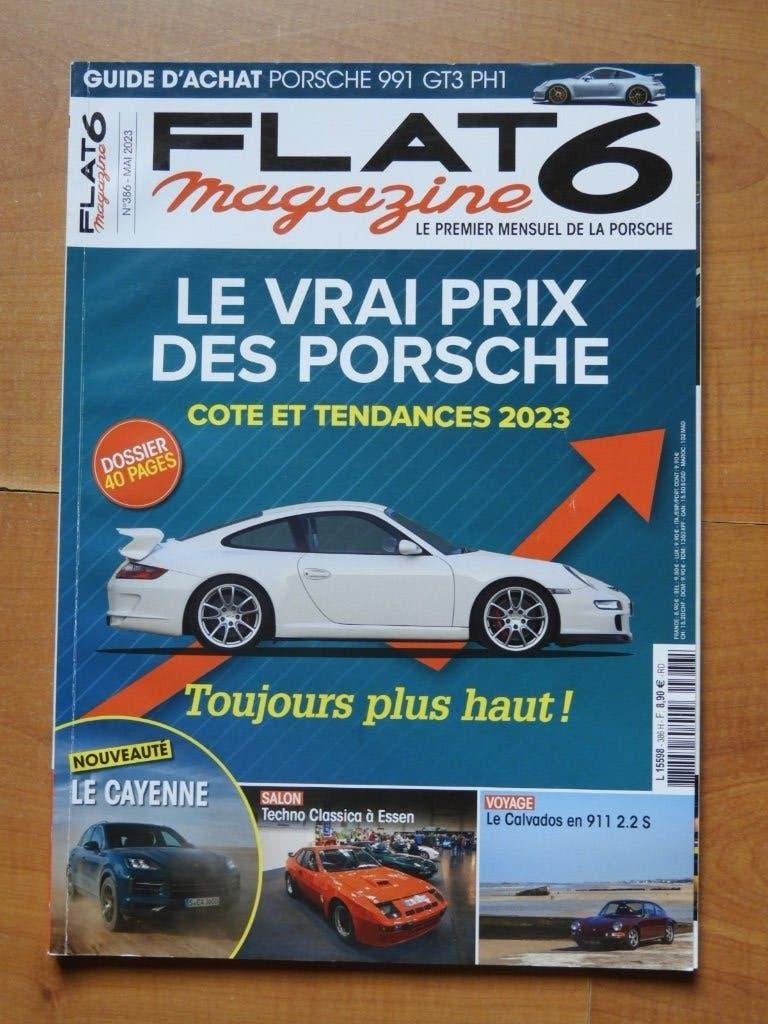 Flat6 Magazine - Mensuel de la Porsche num. 386 - MAI 2023, Enlèvement ou Envoi, Comme neuf, Porsche