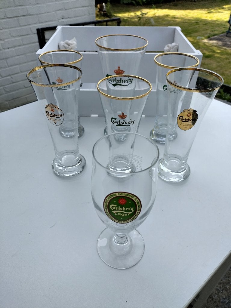 Verres de collection Carlsberg., Collections, Enlèvement
