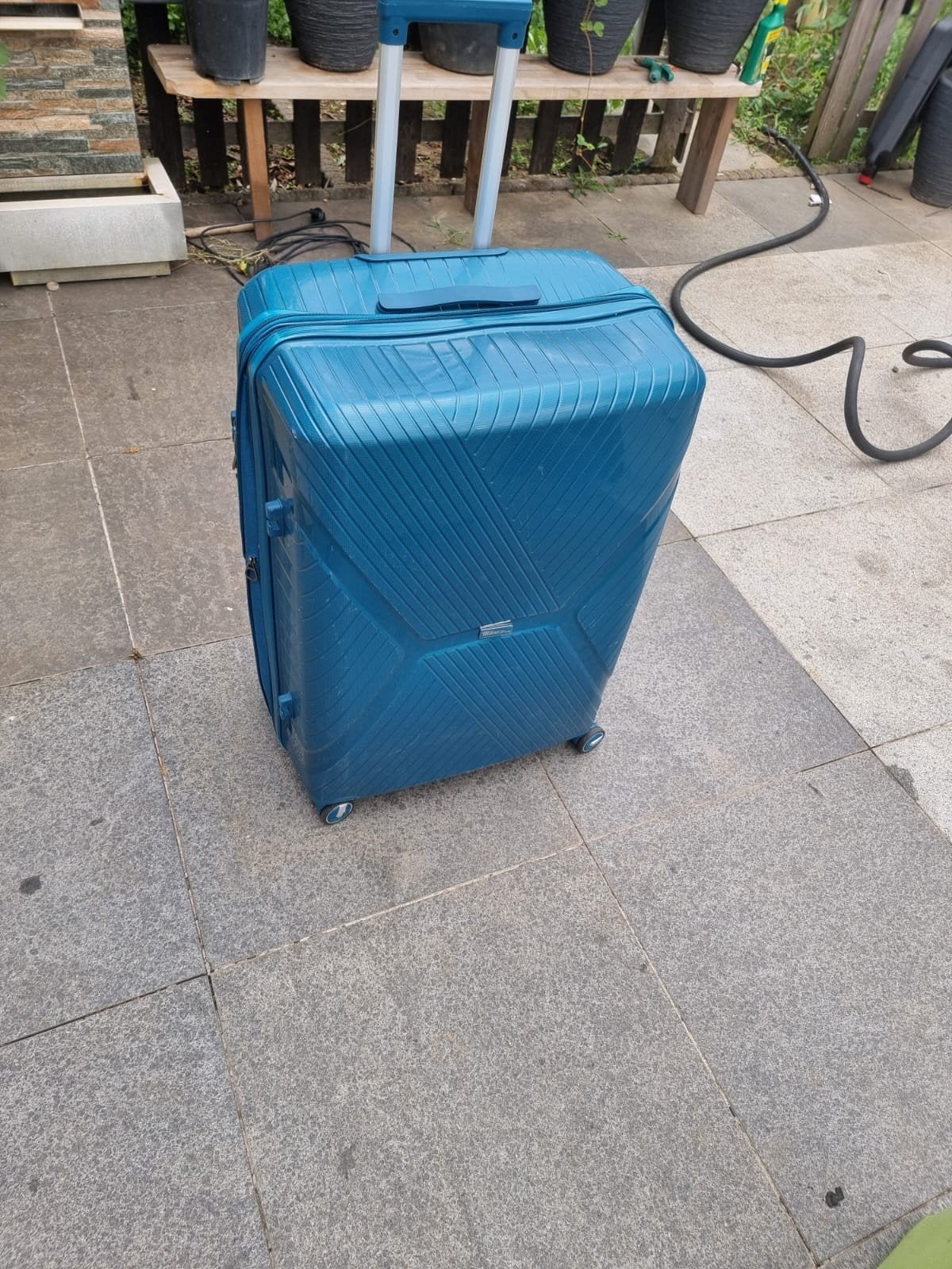 Reiskoffer groot, Ophalen