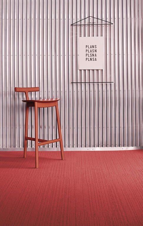 Dalles de moquette  rouges de 25 cm x 100 cm *En stock, Enlèvement ou Envoi, Neuf