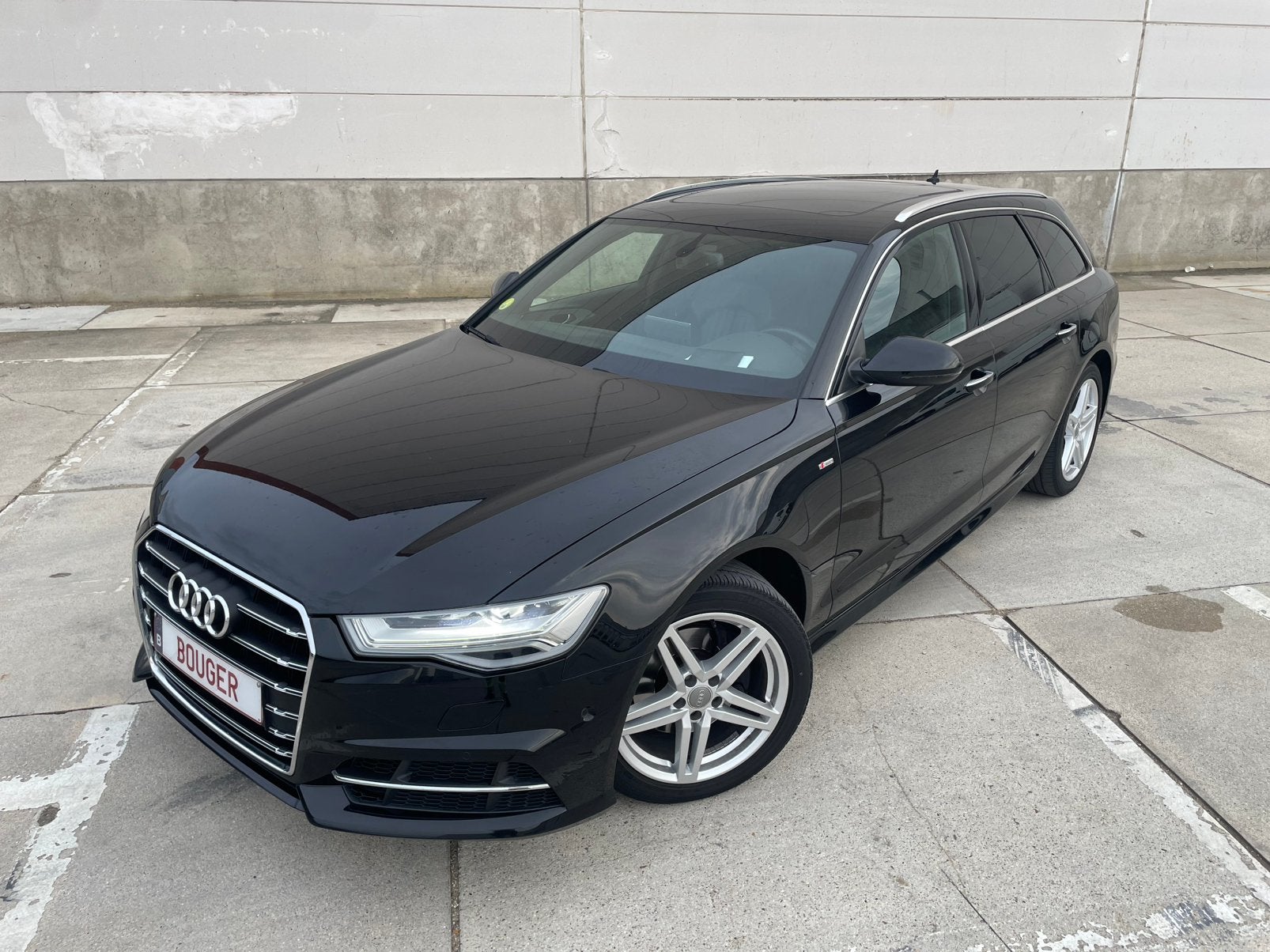 AUDI A6 AVANT | S-LINE | 2.0 TDI | EURO 6 | 135D | AUTOMAAT, Auto's, Dealer onderhouden, Stof, Zwart, Bedrijf