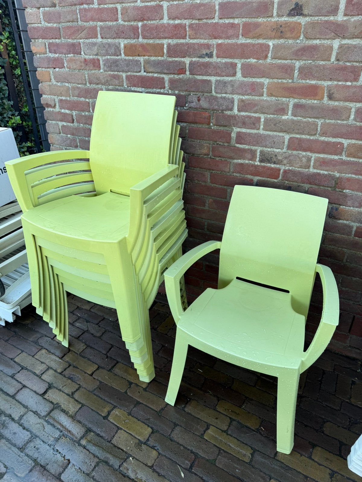 Jardin tuinstoelen, Tuin en Terras, Ophalen, Zo goed als nieuw, Stapelbaar